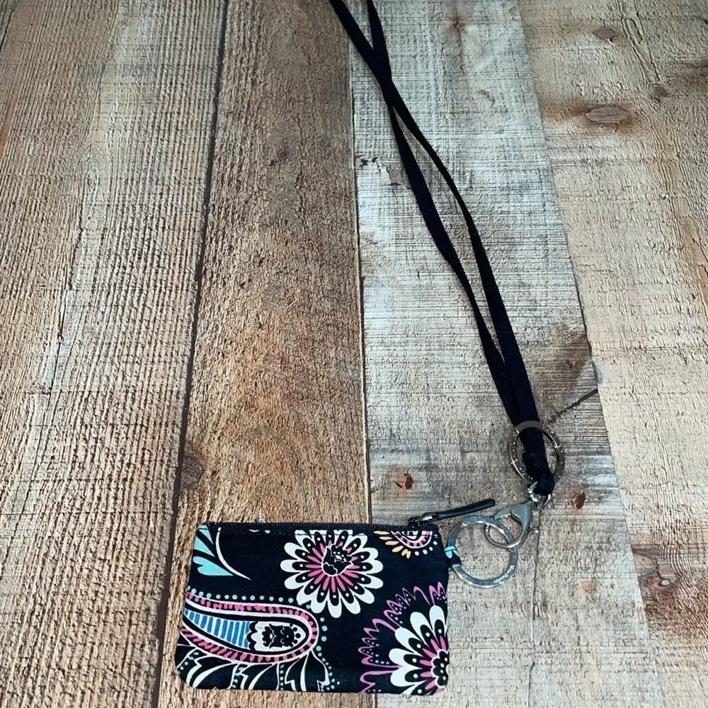 Vera Bradley lighten up lanyard card holder
